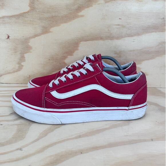 Vans Off The Wall - Old Skool - Sneakers - Red - Men's - 11 - Picture 3 of 9